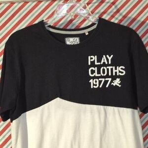 Play Cloths Black and White T-Shirt